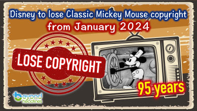 Disney to lose Classic Mickey Mouse copyright from January 2024