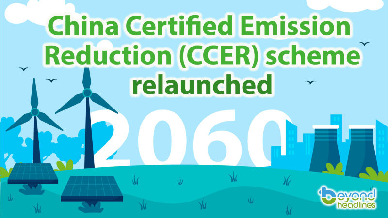 China Certified Emission Reduction (CCER) scheme relaunched