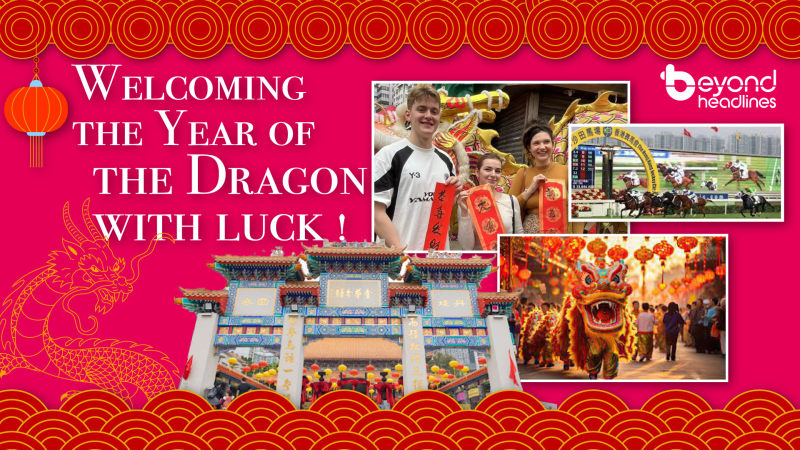 Welcoming the Year of the Dragon with luck!