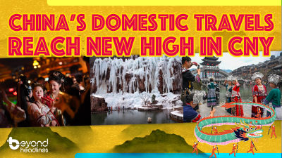 China’s domestic travels reach new high in CNY