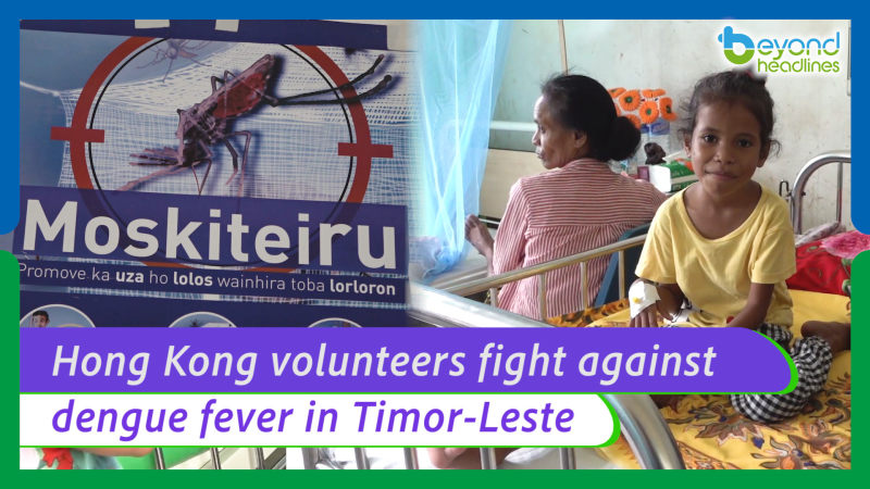 Hong Kong volunteers fight against dengue fever in Timor-Leste