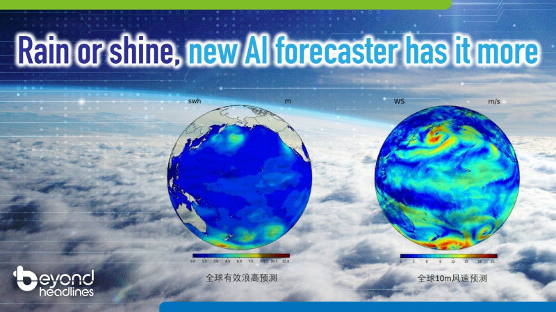 Rain or shine, new AI forecaster has it more