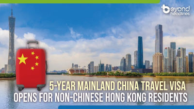 5-year mainland China travel visa opens for non-Chinese Hong Kong residents