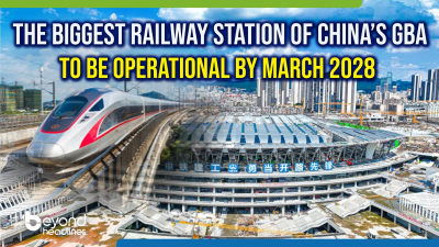 The biggest railway station of China’s GBA to be operational by March 2028