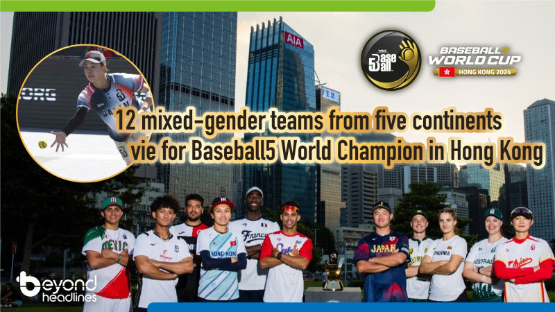 12 mixed-gender teams from five continents vie for Baseball5 World Champion in Hong Kong