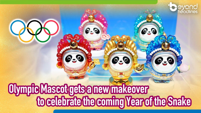 Olympic Mascot gets a new makeover to celebrate the coming Year of the Snake