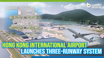 Hong Kong International Airport launches three-runway system