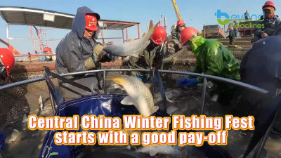 Central China Winter Fishing Fest starts with a good pay-off