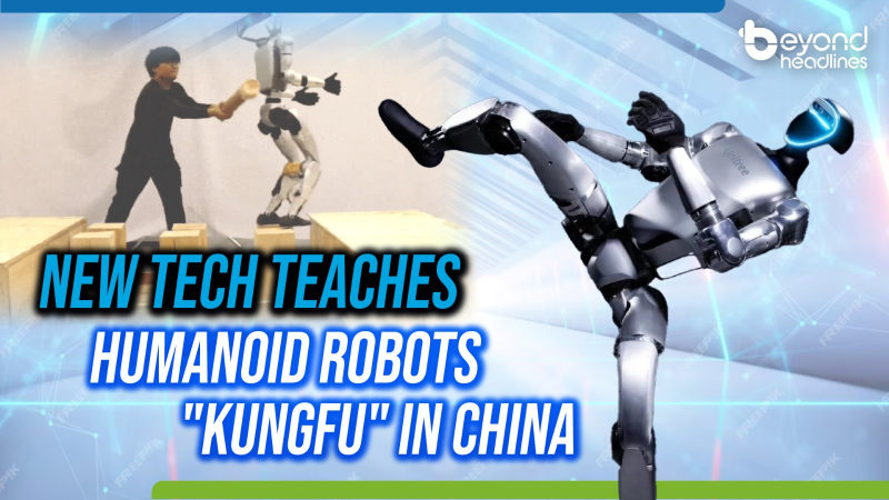 New Tech Teaches Humanoid Robots "Kungfu" in China