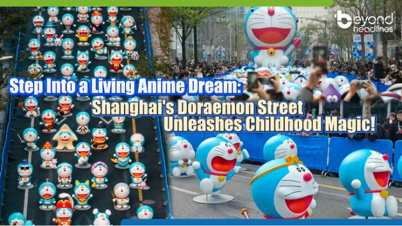 Step Into a Living Anime Dream: Shanghai’s Doraemon Street Unleashes Childhood Magic!
