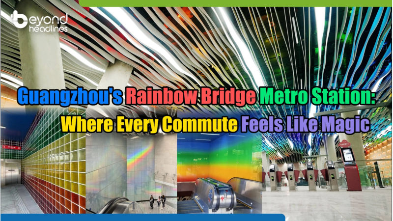Guangzhou’s Rainbow Bridge Metro Station: Where Every Commute Feels Like Magic