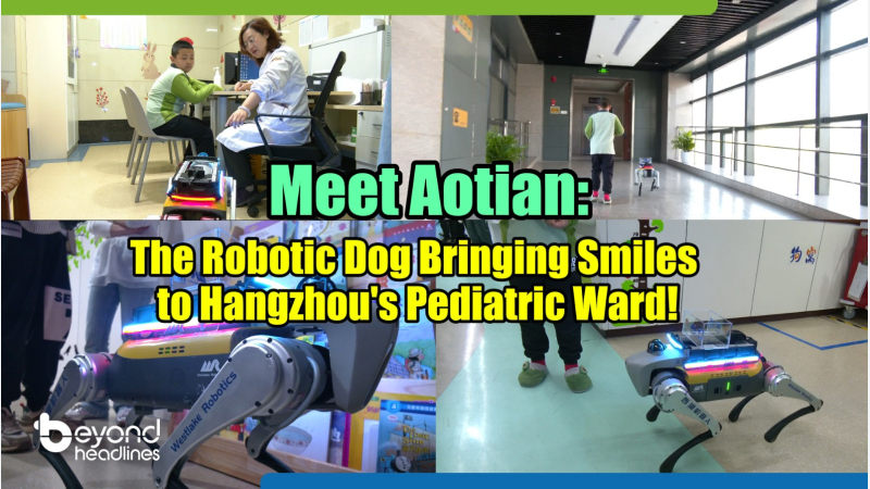 Meet Aotian: The Robotic Dog Bringing Smiles to Hangzhou’s Pediatric Ward!