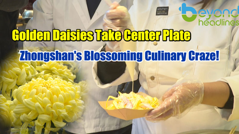 [China Travelogue] Golden Daisies Take Center Plate: Zhongshan’s Blossoming Culinary Craze!