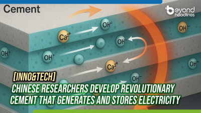 [Inno&Tech] Chinese Researchers Develop Revolutionary Cement That Generates and Stores Electricity