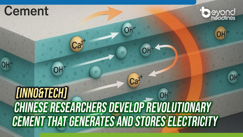 [Inno&Tech] Chinese Researchers Develop Revolutionary Cement That Generates and Stores Electricity