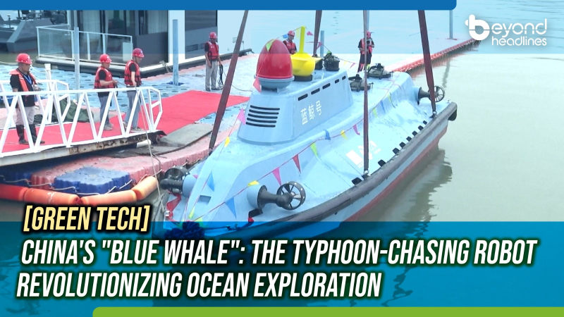 [Green Tech] China's "Blue Whale": The Typhoon-Chasing Robot Revolutionizing Ocean Exploration