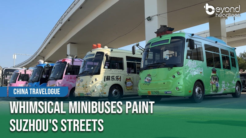 [China Travelogue] Whimsical Minibuses Paint Suzhou's Streets