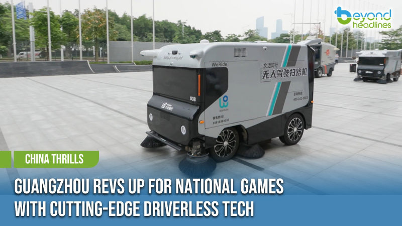 [China Thrills] Guangzhou Revs Up for National Games with Cutting-Edge Driverless Tech