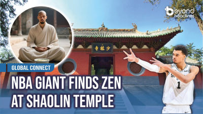 [Global Connect] NBA Giant Finds Zen at Shaolin Temple