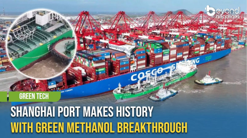 [Green Tech] Shanghai Port Makes History with Green Methanol Breakthrough