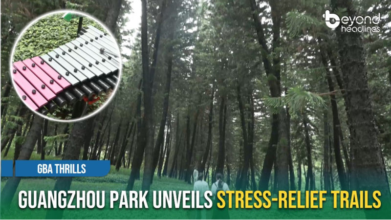 [GBA Thrills] Guangzhou Park Unveils Stress-Relief Trails