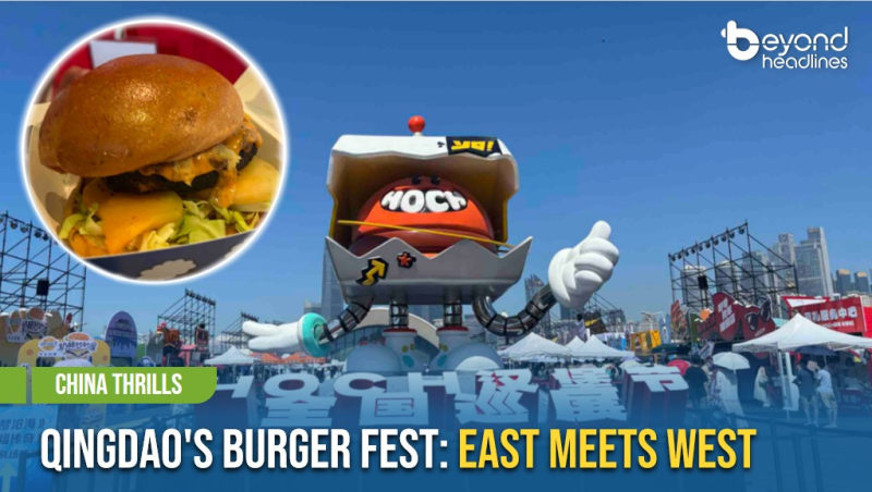 [China Thrills] Qingdao's Burger Fest: East Meets West