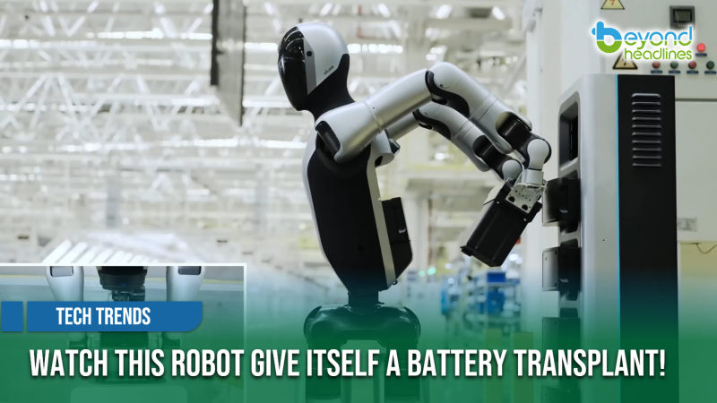 [Tech Trends] Watch This Robot Give Itself a Battery Transplant!