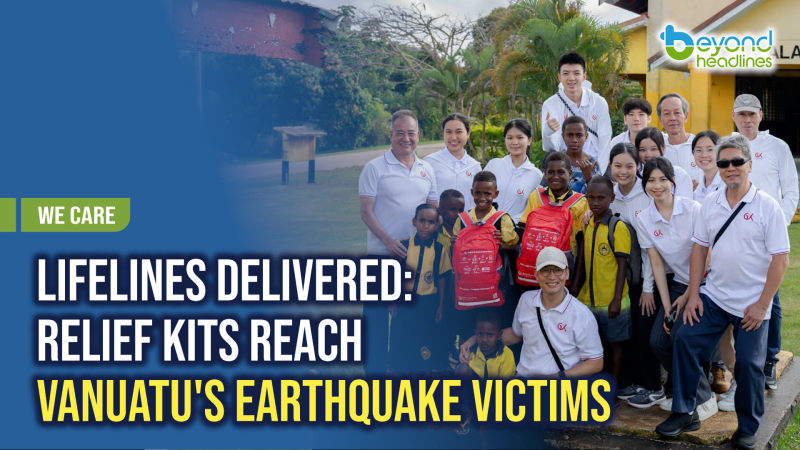 [We Care] Lifelines Delivered: Relief Kits Reach Vanuatu's Earthquake Victims