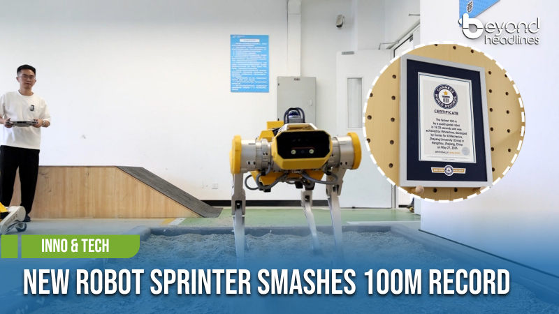 [Inno & Tech] New Robot Sprinter Smashes 100m Record