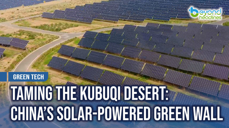 [Green Tech] Taming the Kubuqi Desert: China’s Solar-Powered Green Wall