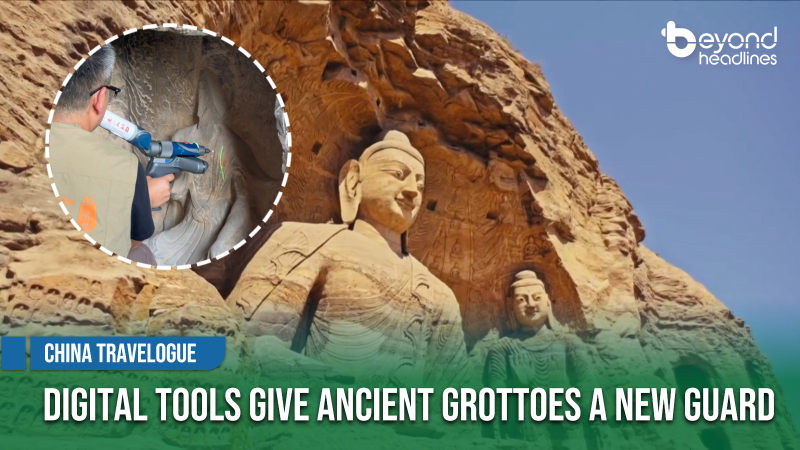 [China Travelogue] Digital Tools Give Ancient Grottoes a New Guard