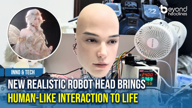 [Inno & Tech] New Realistic Robot Head Brings Human-Like Interaction to Life