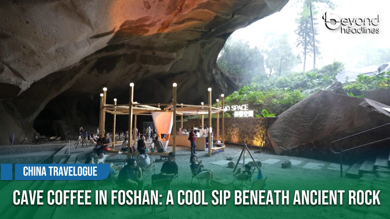 [China Travelogue] Cave Coffee in Foshan: A Cool Sip Beneath Ancient Rock