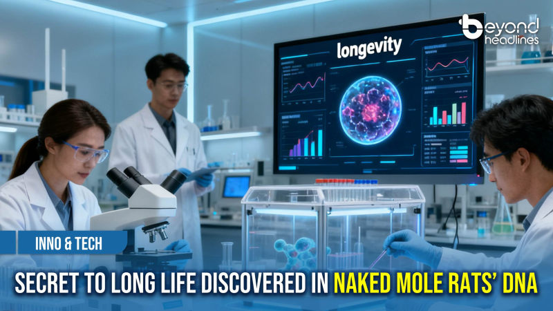 [Inno & Tech] Secret to long life discovered in naked mole rats' DNA