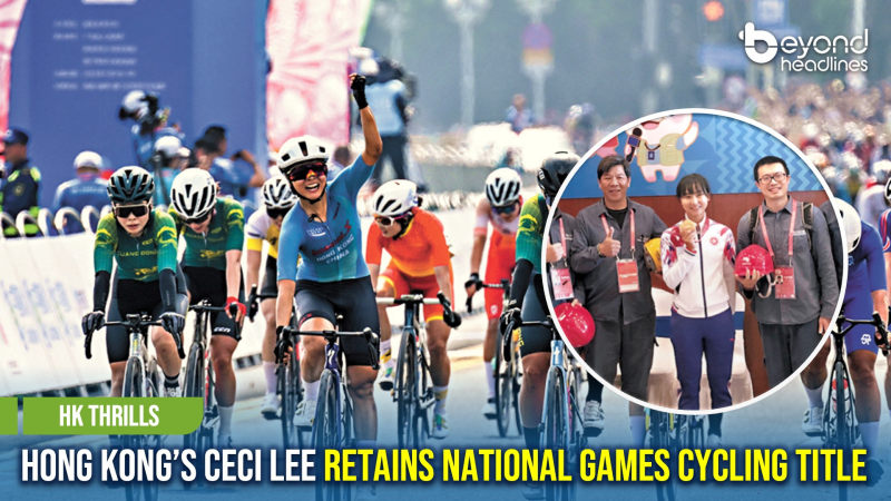 [HK Thrills] Hong Kong’s Ceci Lee Retains National Games Cycling Title