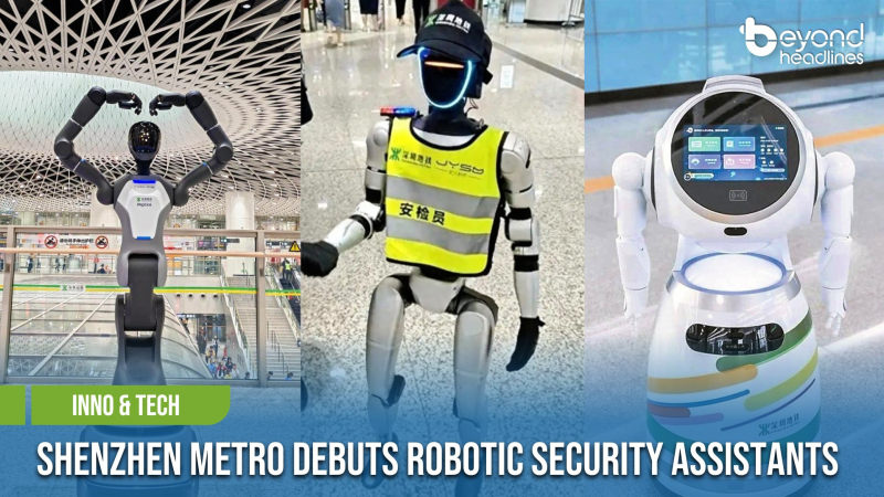 [Inno & Tech] Shenzhen Metro Debuts Robotic Security Assistants