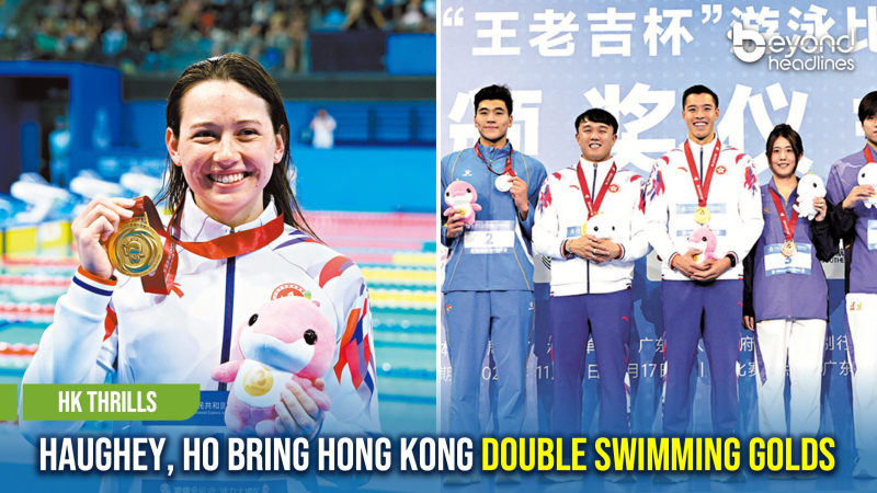 [HK Thrills] Haughey, Ho Bring Hong Kong Double Swimming Golds