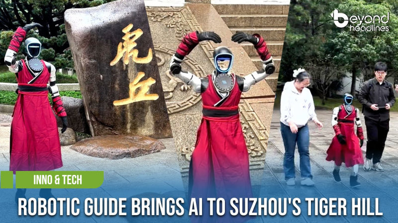 [Inno & Tech] Robotic Guide Brings AI to Suzhou's Tiger Hill