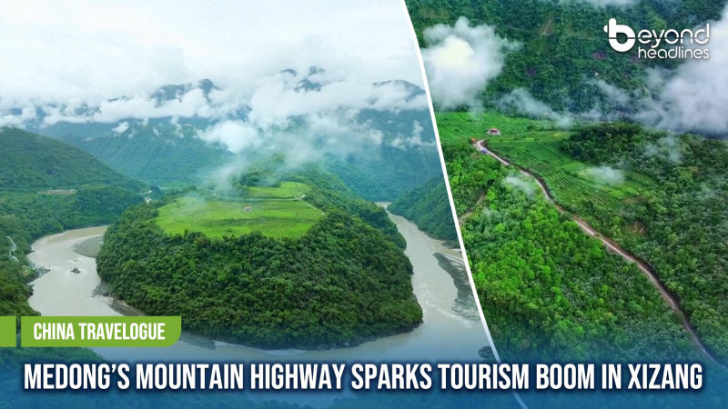 [China Travelogue] Medog’s Mountain Highway Sparks Tourism Boom in Xizang