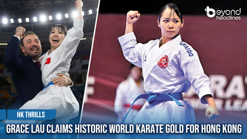 [HK Thrills] Grace Lau Claims Historic World Karate Gold for Hong Kong