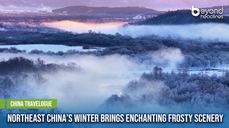 [China Travelogue] Northeast China’s Winter Brings Enchanting Frosty Scenery