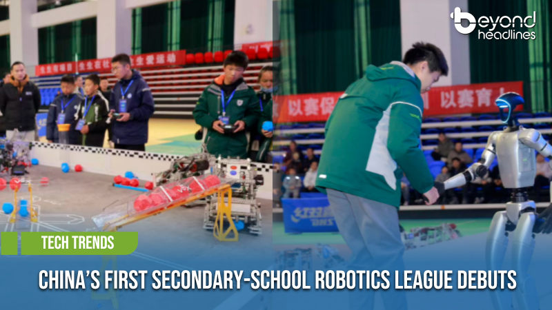 [Tech Trends] China’s First Secondary-School Robotics League Debuts