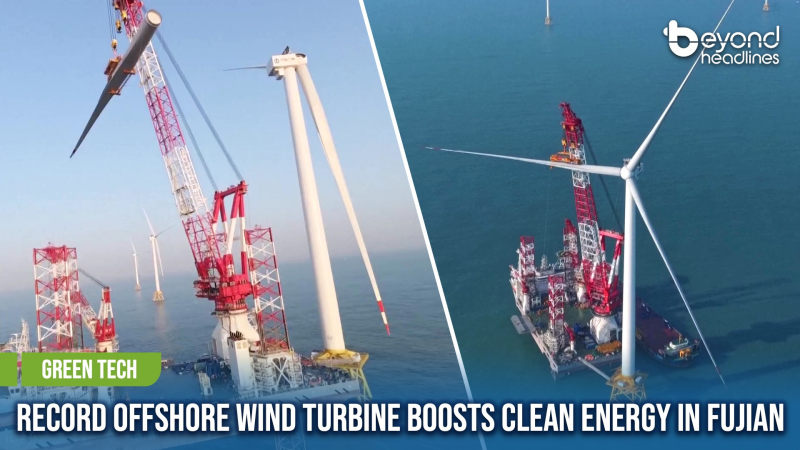 [Green Tech] Record Offshore Wind Turbine Boosts Clean Energy in Fujian