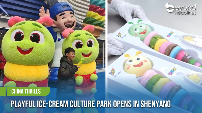 [China Thrills] Playful Ice-Cream Culture Park Opens in Shenyang