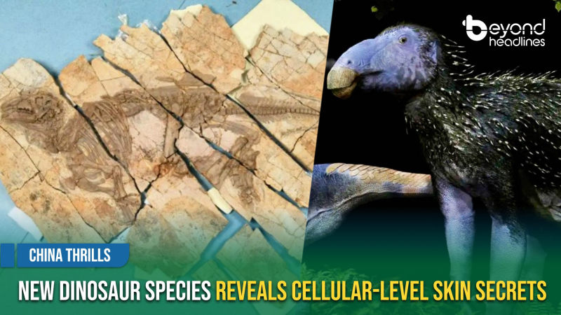 [China Thrills] New Dinosaur Species Reveals Cellular-Level Skin Secrets