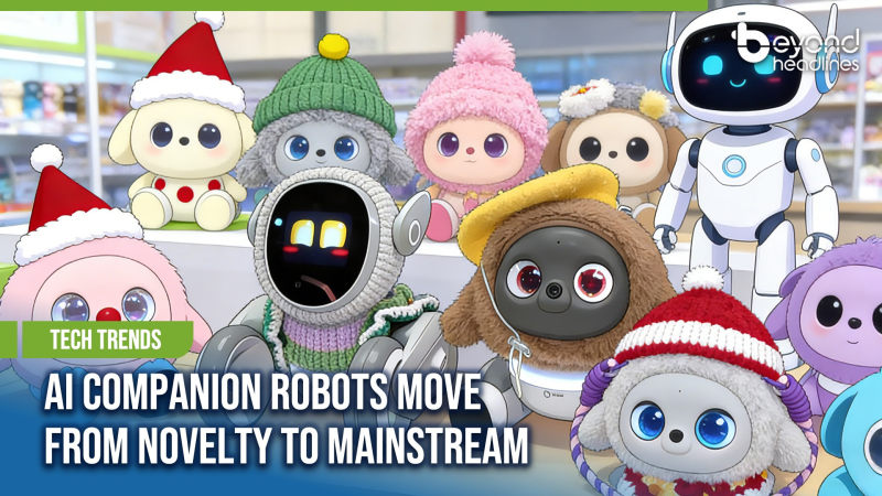 [Tech Trends] AI Companion Robots Move from Novelty to Mainstream