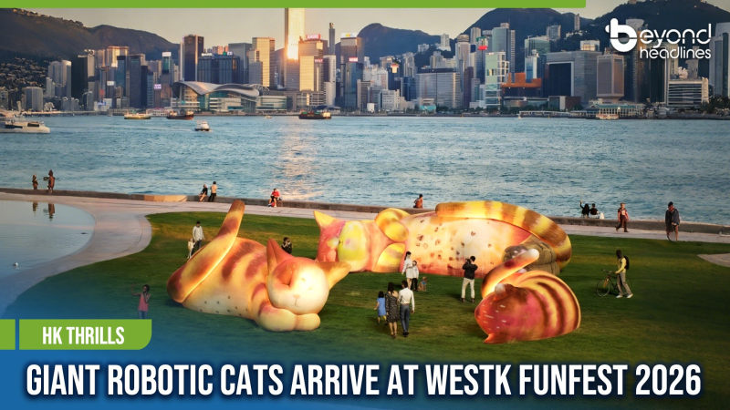 [HK Thrills] Giant Robotic Cats Arrive at WestK FunFest 2026