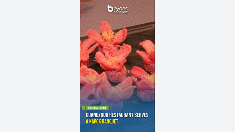 [Cultural China] Guangzhou Restaurant Serves a Kapok Banquet