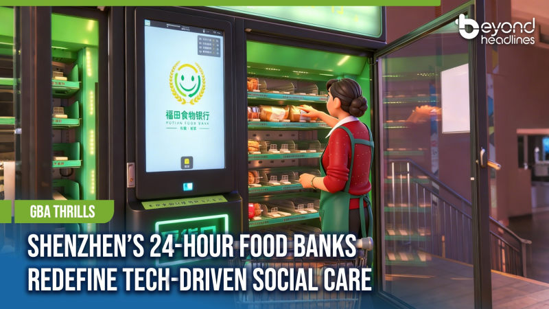 [GBA Thrills] Shenzhen’s 24-Hour Food Banks Redefine Tech-Driven Social Care