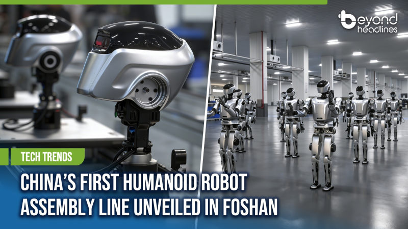 [Tech Trends] China’s First Humanoid Robot Assembly Line Unveiled in Foshan